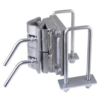 OW15 Compact Double Clamp Bracket 150mm — for Optimover electric trailer dolly — view 2