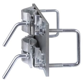 OW7 Double Clamp Bracket 100mm — for Optimover electric trailer dolly — view 2